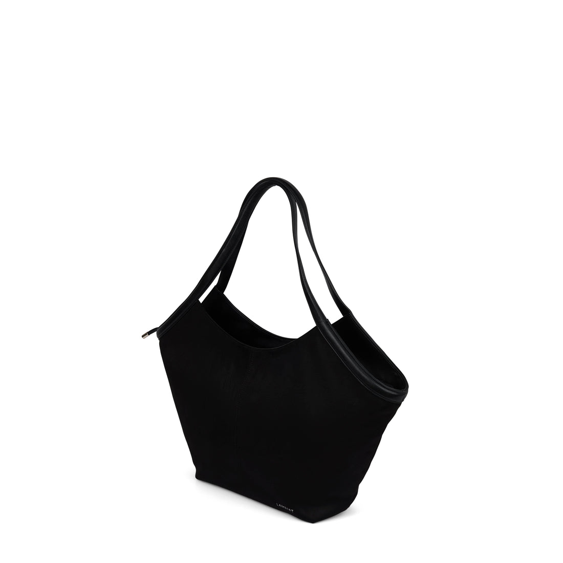 The Alison – Black Vegan Suede Tote Bag
