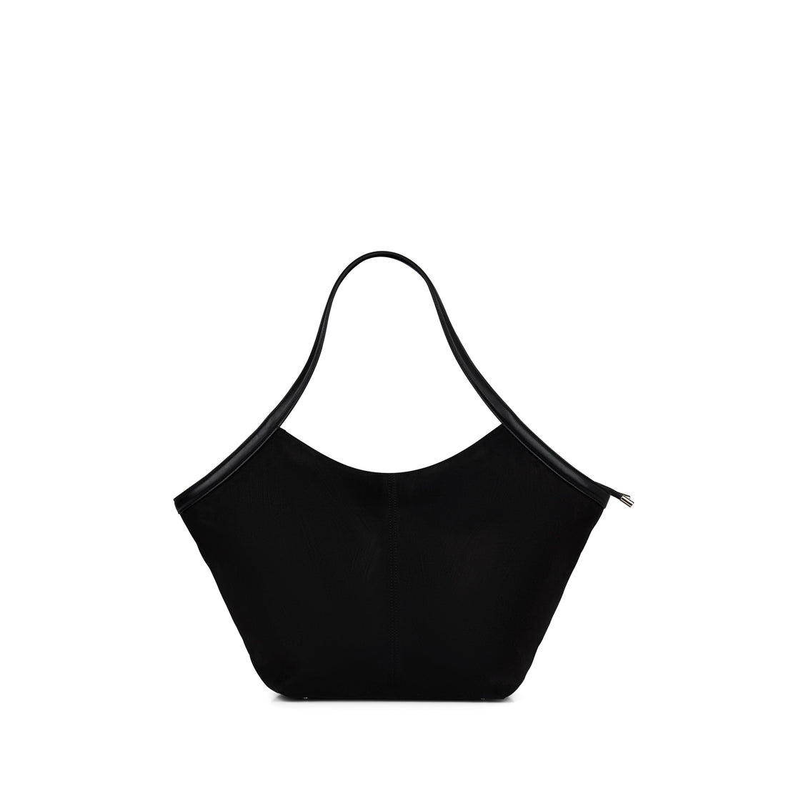 The Alison – Black Vegan Suede Tote Bag