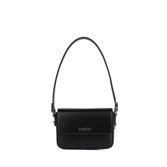 Le Amelie - Sac à main 2-en-1 en cuir vegan noir