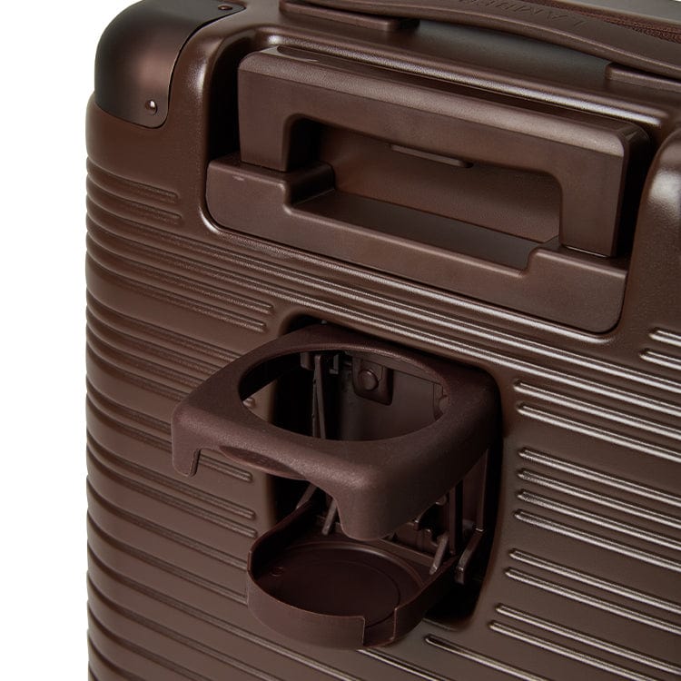 The Berlin – Chocolate Expandable Carry-On Suitcase