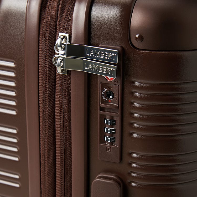 The Berlin – Chocolate Expandable Carry-On Suitcase