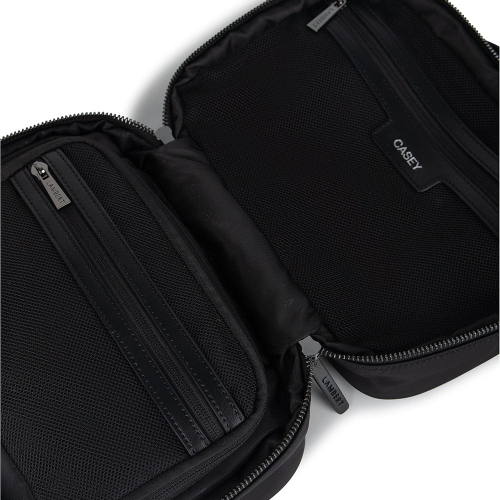 La Casey - Black Nylon Toiletry Bag