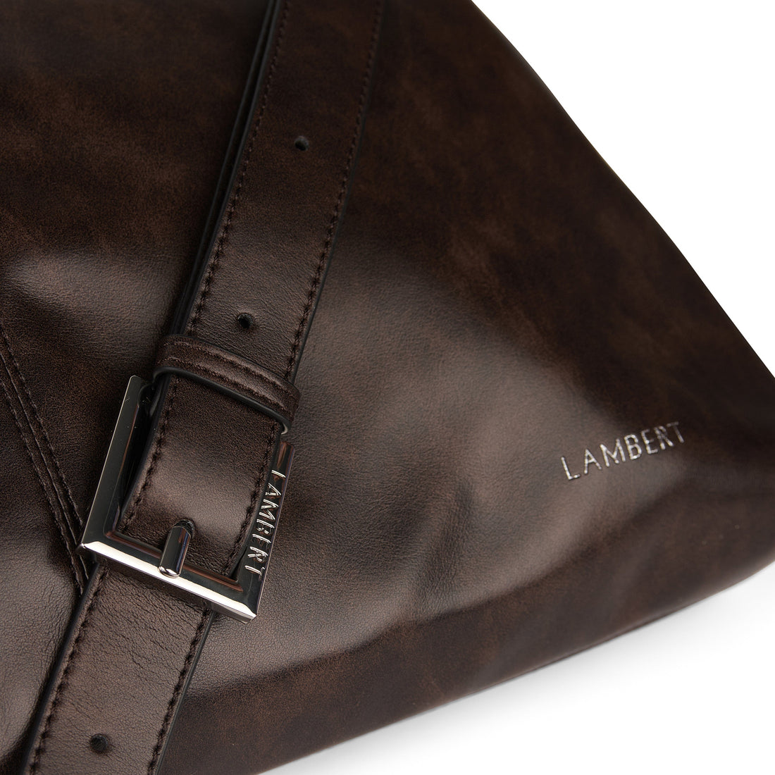 The Gianna – Shoulder Bag in Espresso Vegan Leather