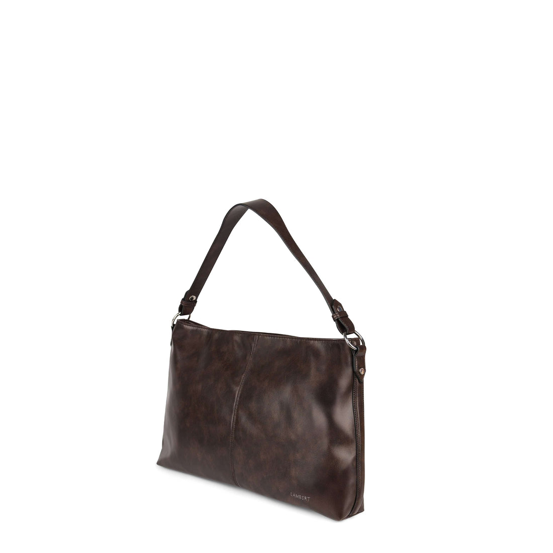 The Gianna – Shoulder Bag in Espresso Vegan Leather