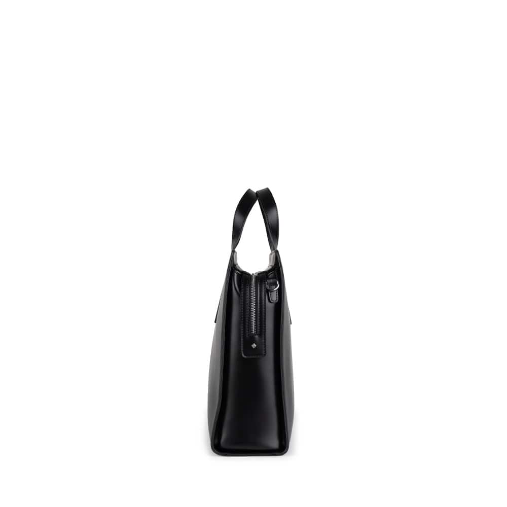Le Helia - Malette 2-en-1 en cuir vegan noir
