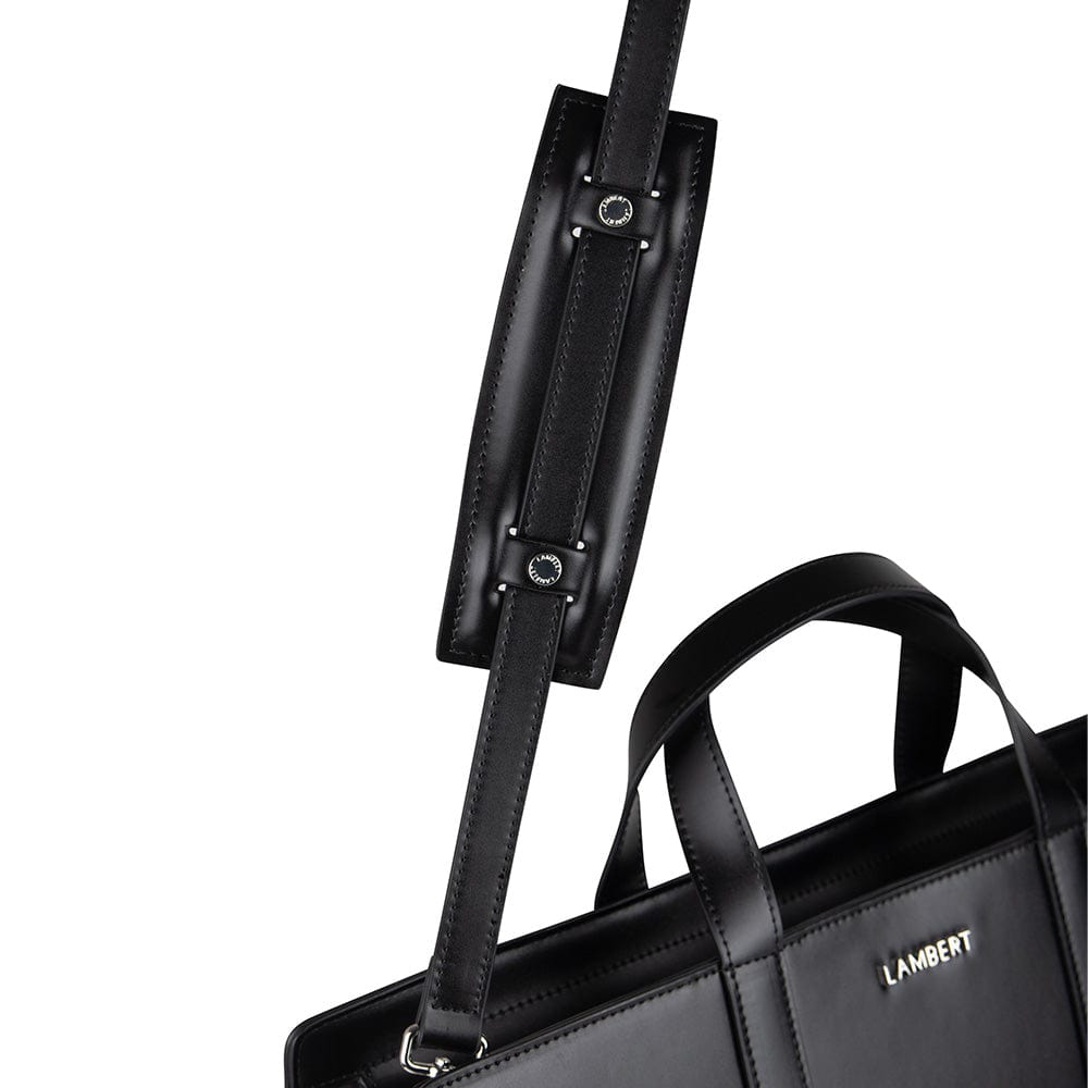 Le Helia - Malette 2-en-1 en cuir vegan noir