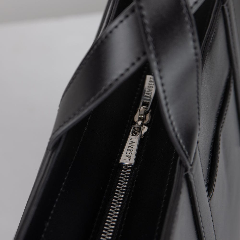 Le Helia - Malette 2-en-1 en cuir vegan noir