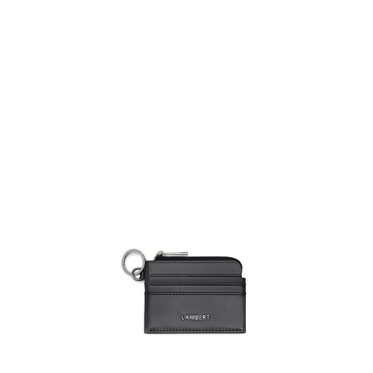 Le Melina - Porte-cartes en cuir vegan noir