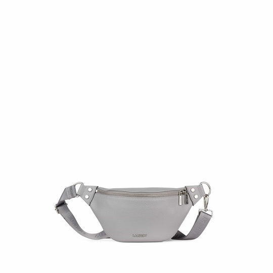 The Sarah – Vegan Leather Belt Bag in Storm