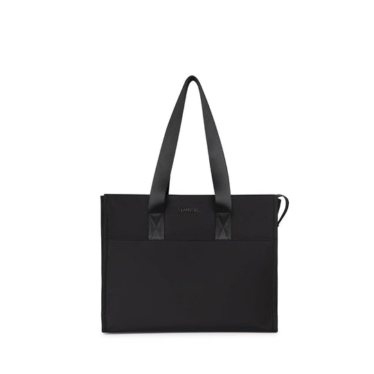 The Tessa - Black Recycled Nylon Tote Bag