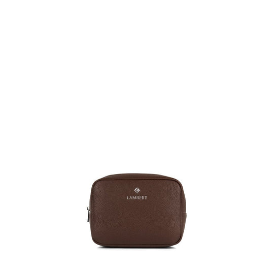 Zoe – Chocolate Recycled Vegan Leather Pouch