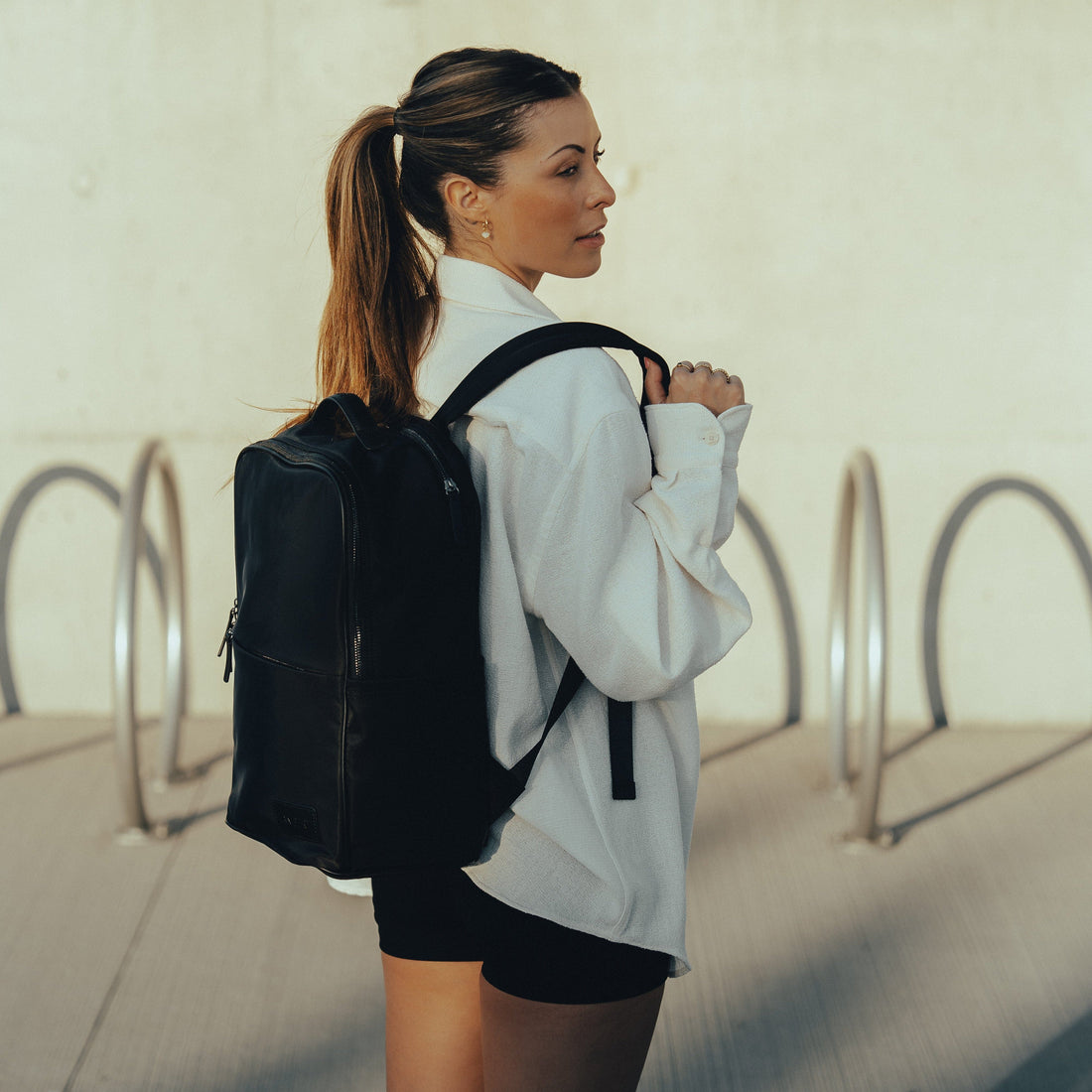 Le Hudson - Sac en nylon recyclé noir