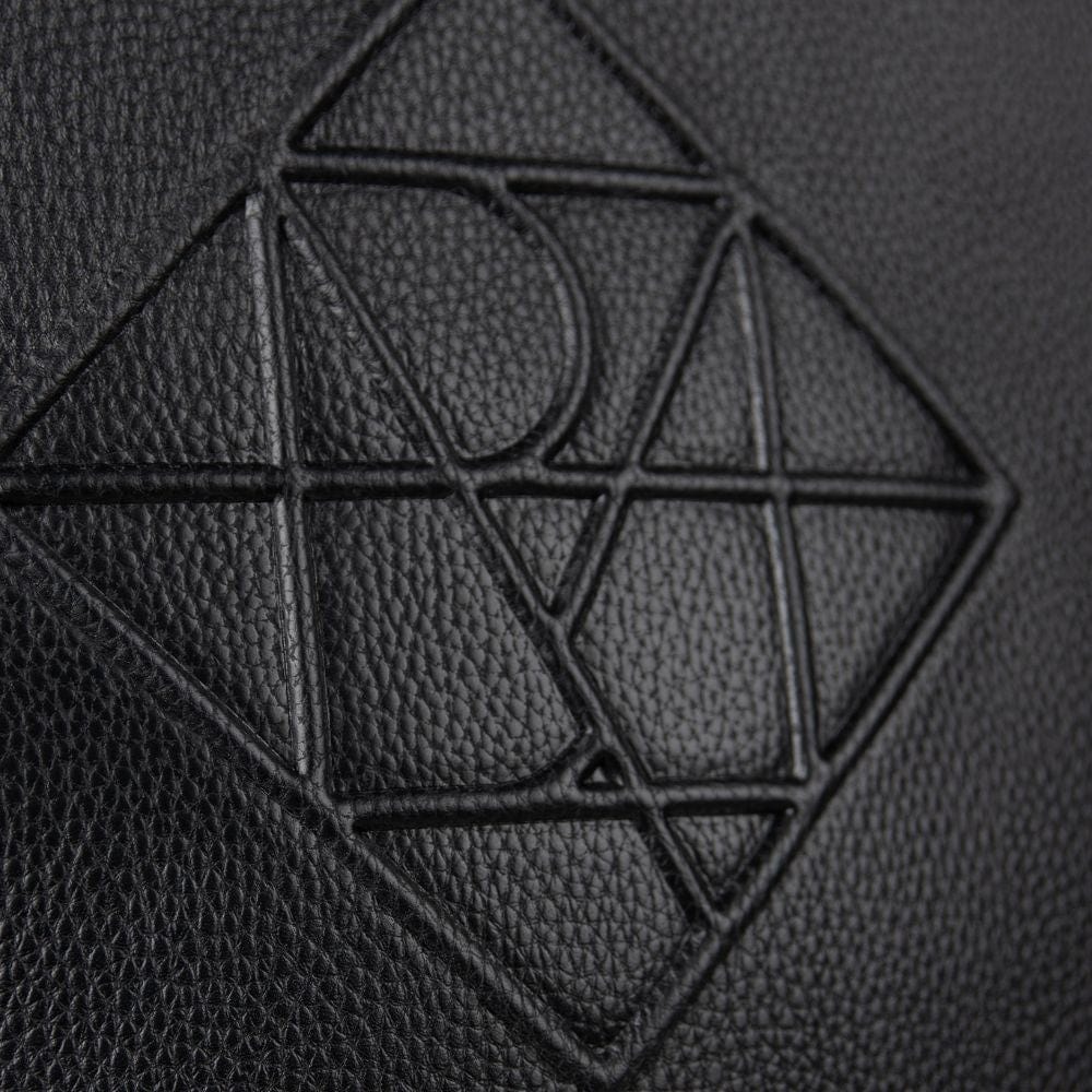 Le Vicky - Sac à couches en cuir vegan noir recyclé