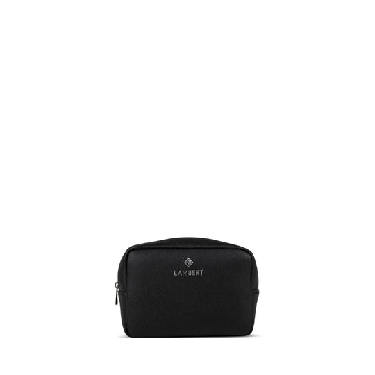 Zoe – Black Vegan Leather Pouch