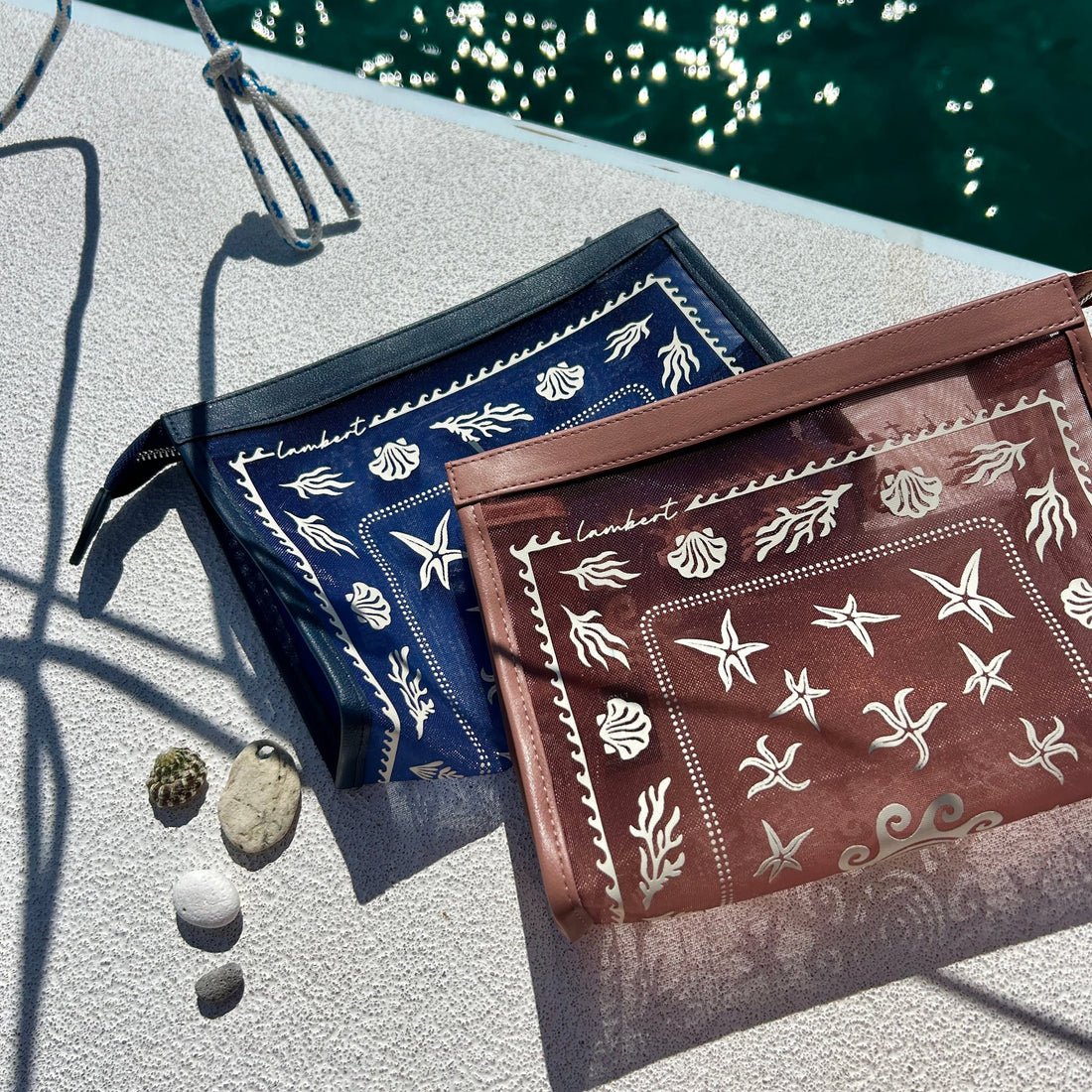 The Alana – Marine Mesh Beach Pouch