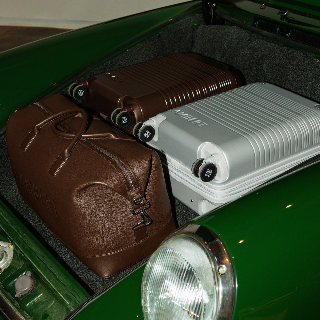 The Berlin – Silver Expandable Carry-On Suitcase