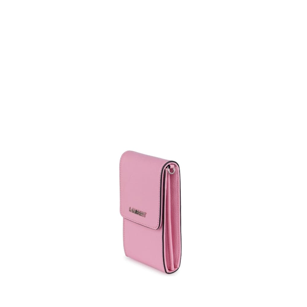 Le Alexa - Étui de téléphone à bandoulière en cuir vegan whisper pink