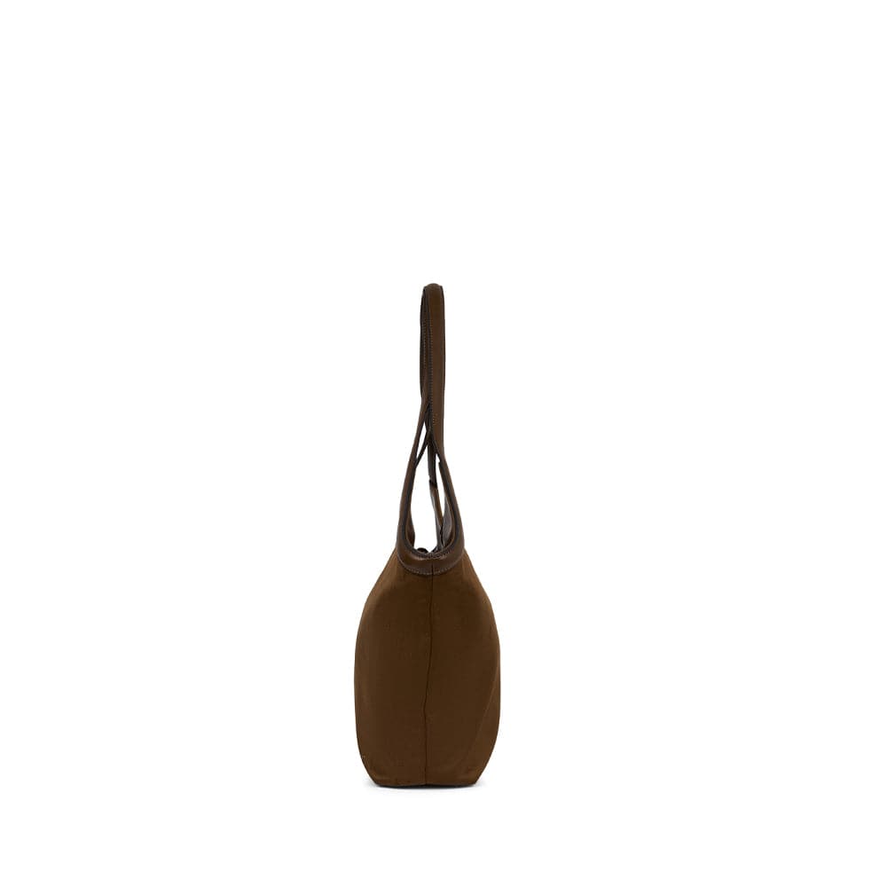 The Alison – Cacao Suede Tote Bag