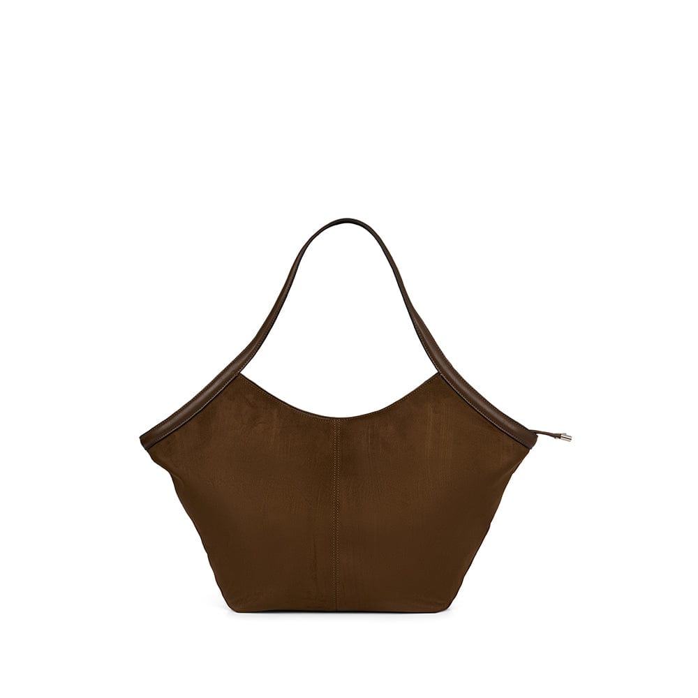 The Alison – Cacao Suede Tote Bag