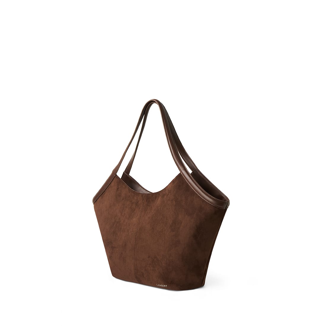 The Alison - Chocolate Vegan Suede Tote Bag