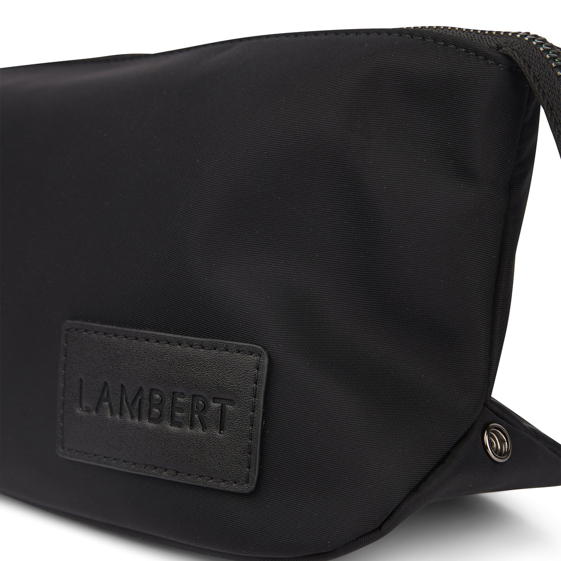 Alix – Black Recycled Nylon Toiletry Bag