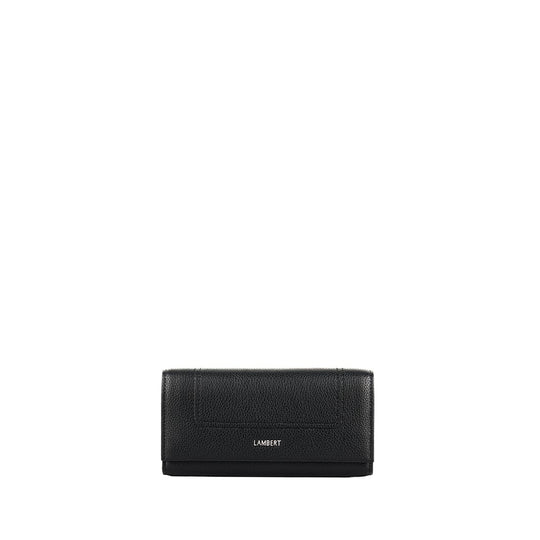 Le Alondra – Portefeuille moyen en cuir vegan noir