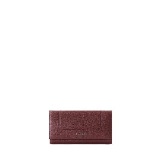 The Alondra -  Cassis Vegan Leather Wallet