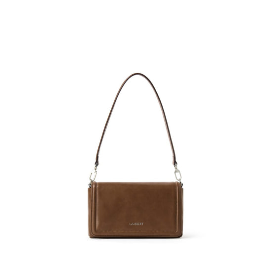 The Alyssa - 2 in 1 Hazelnut Vegan Leather Handbag