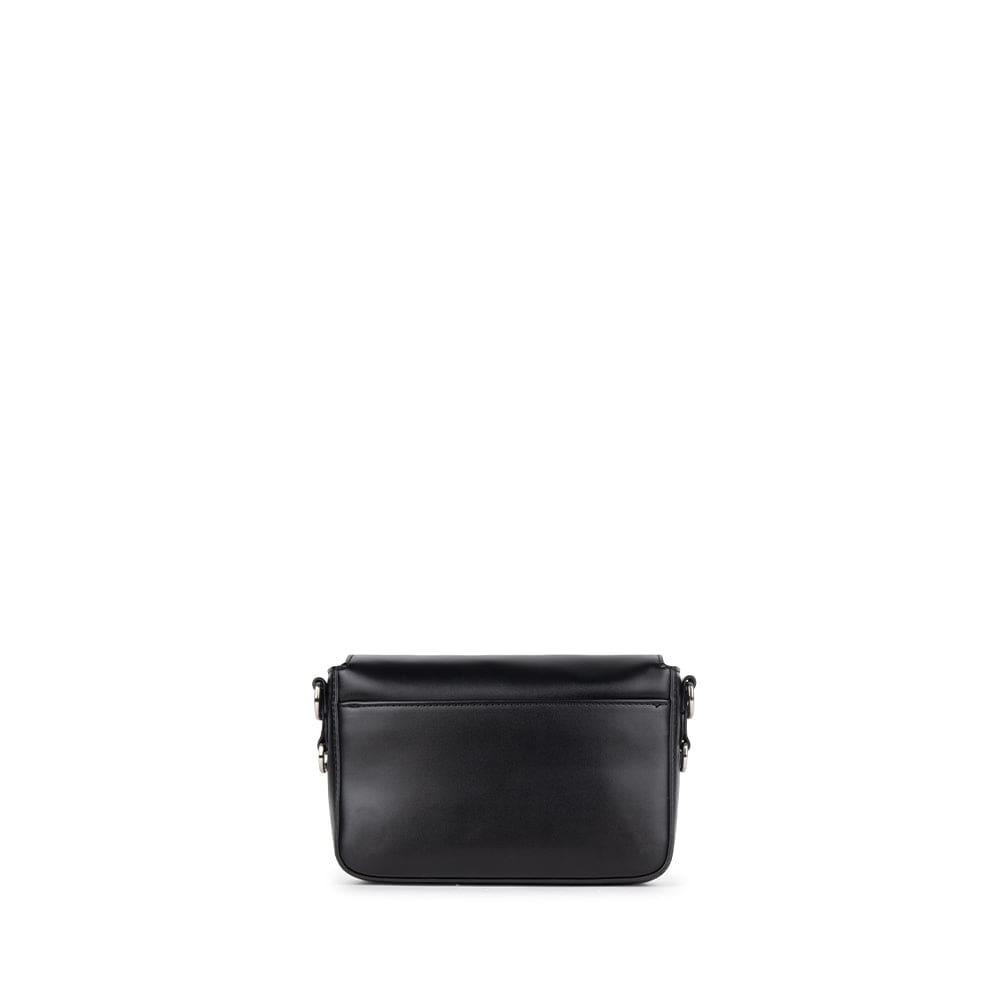 Le Amelie - Sac à main 2-en-1 en cuir vegan noir