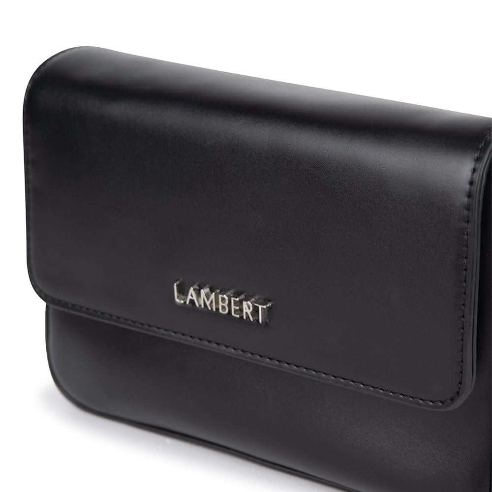 Le Amelie - Sac à main 2-en-1 en cuir vegan noir