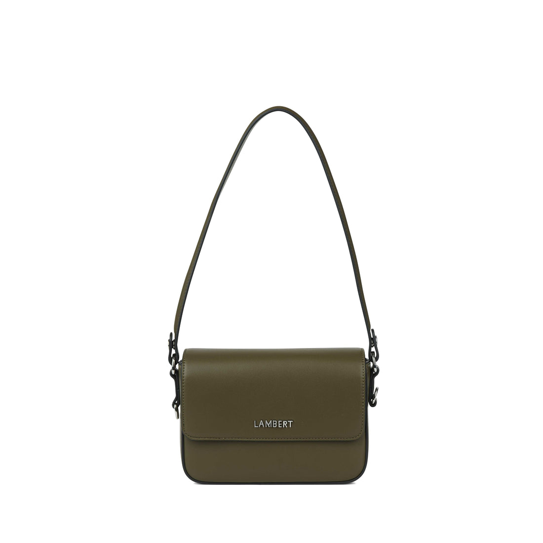 Le Amelie - Sac à main 2-en-1 en cuir vegan cedar