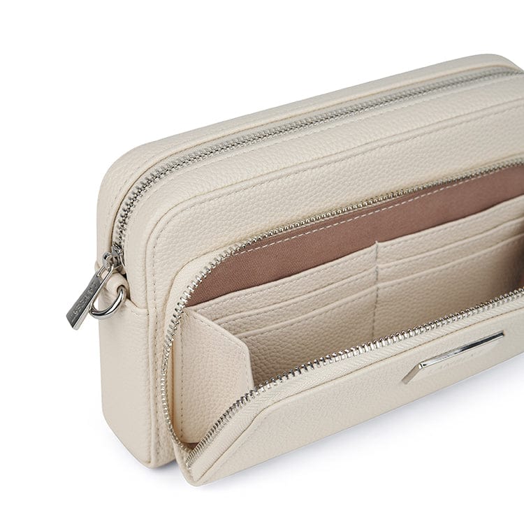 The Ana - 3-in-1 Vegan Leather Handbag porcelain