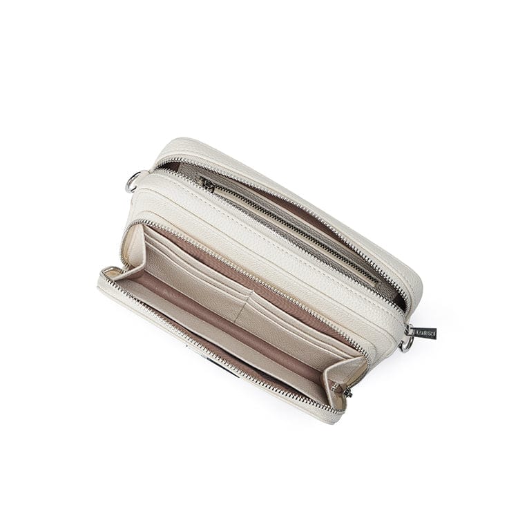 The Ana - 3-in-1 Vegan Leather Handbag porcelain