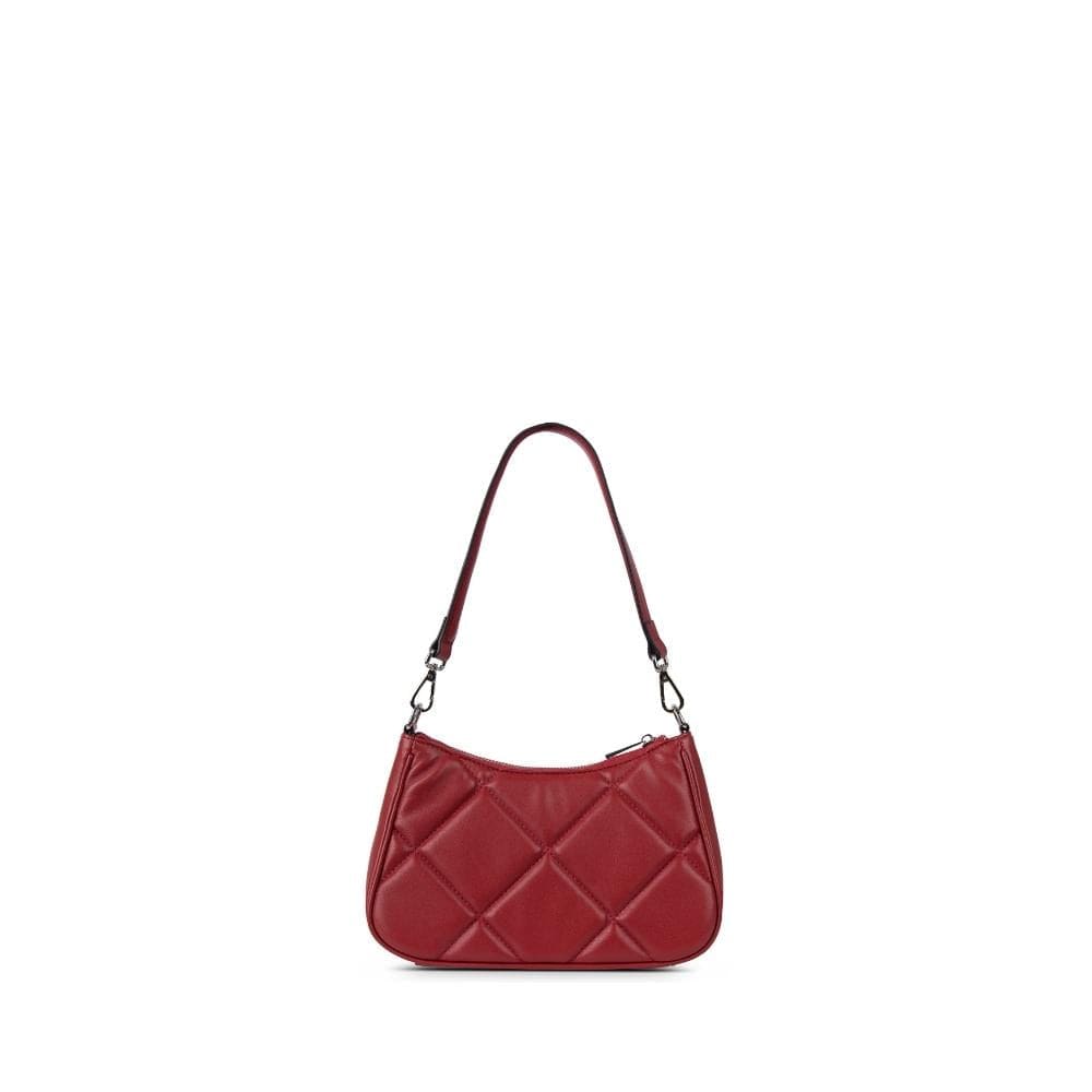 The Andy - Rouge Quilted Vegan Leather 3-in-1 Handbag