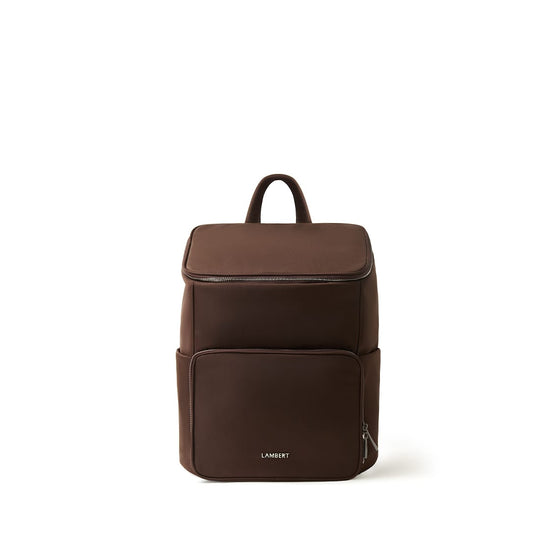 The Anabelle - Chocolate Nylon Diaper Backpack