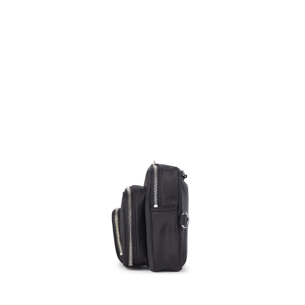 The Annika - 2-in-1 Black Recycled Nylon Maternity Bag