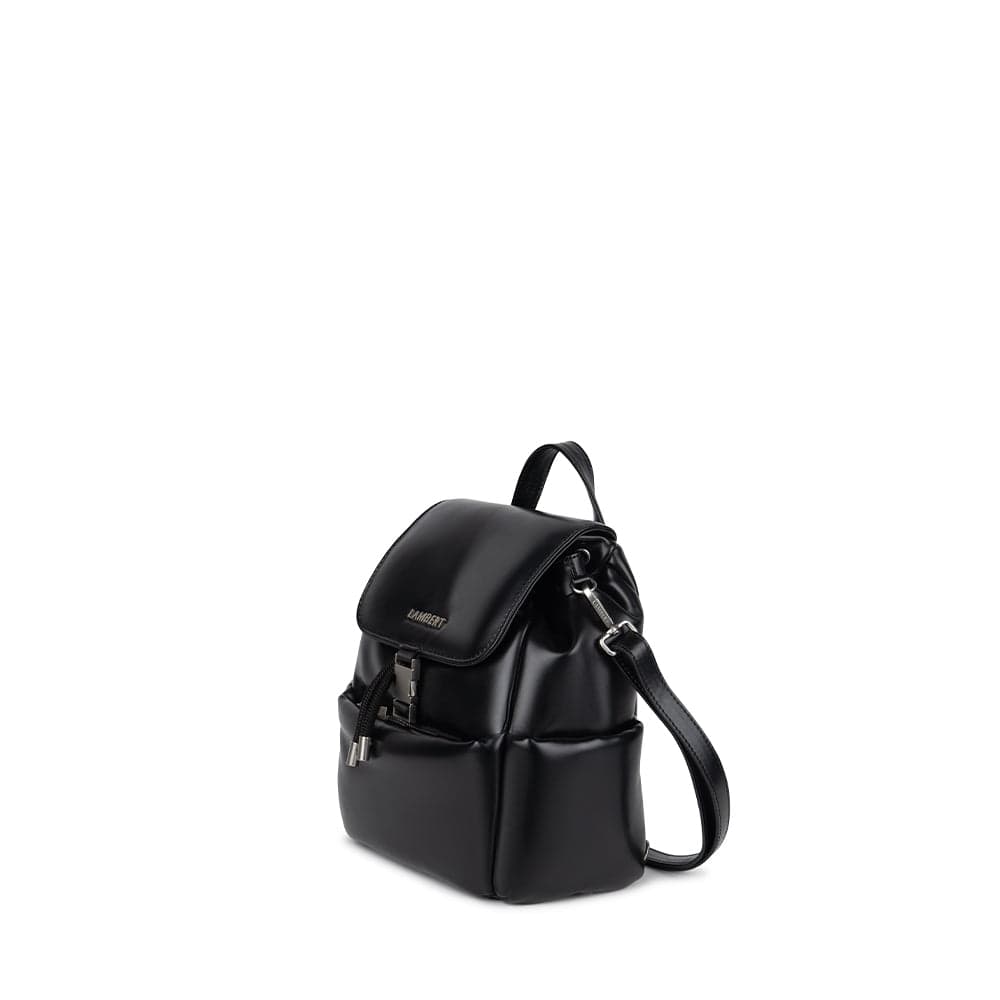 Aria  - Sac à dos 3-en-1 en cuir vegan recyclé noir