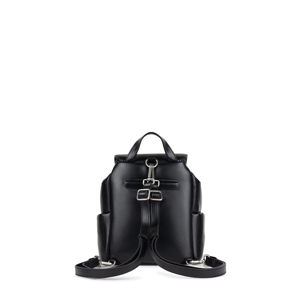 Aria  - Sac à dos 3-en-1 en cuir vegan recyclé noir