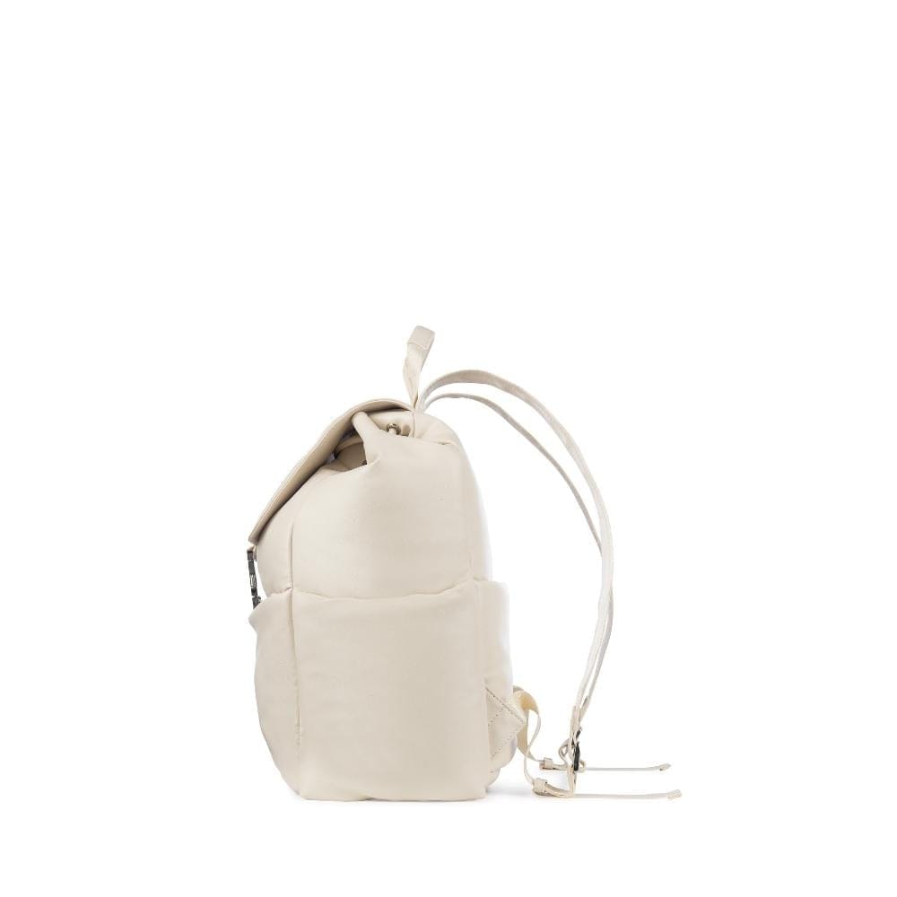 The Averi - Blizzard Puffy Vegan Leather Backpack