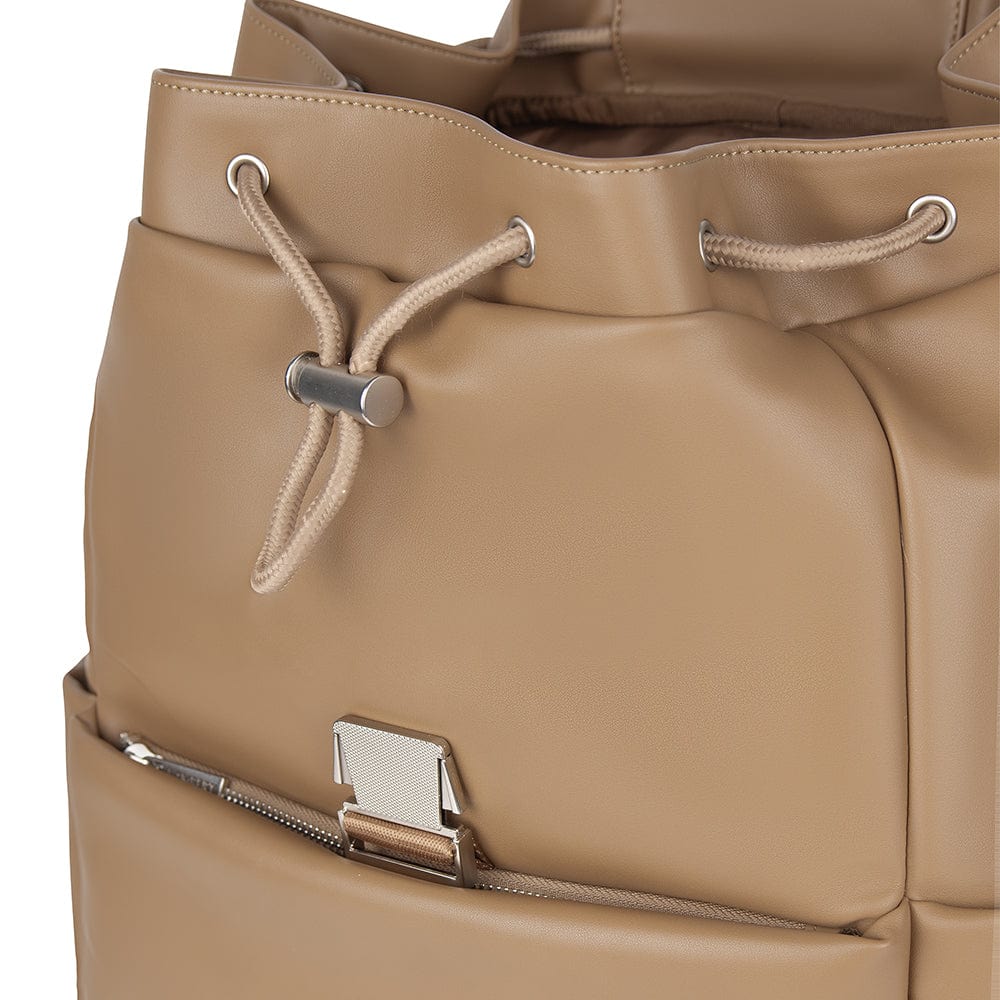 The Averi - Downtown Vegan Leather Puffy Backpack