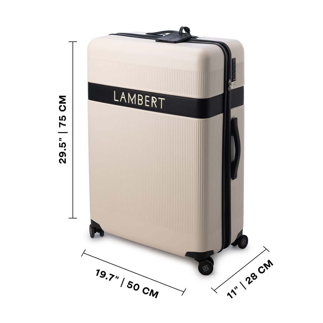 The Aspen - Oyster Mix Large Check-In Suitcase