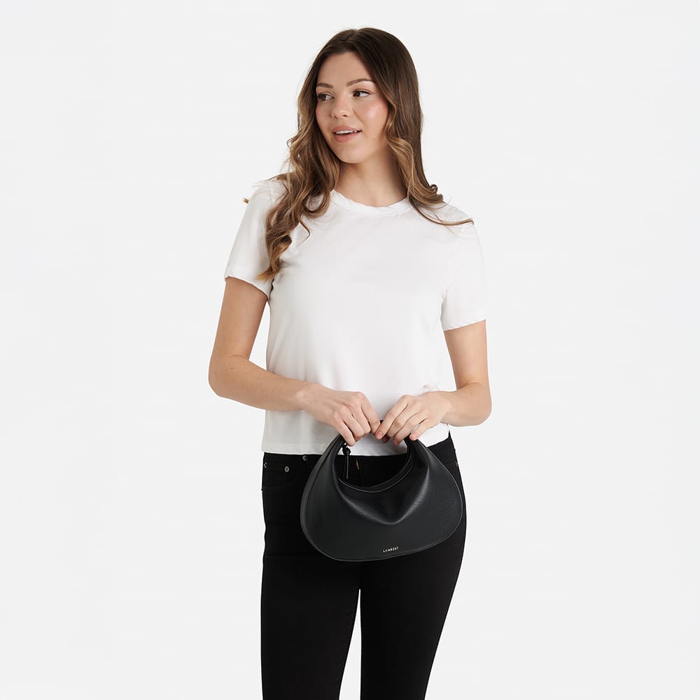 The Bailey - 3 in 1 Black Vegan Leather Handbag