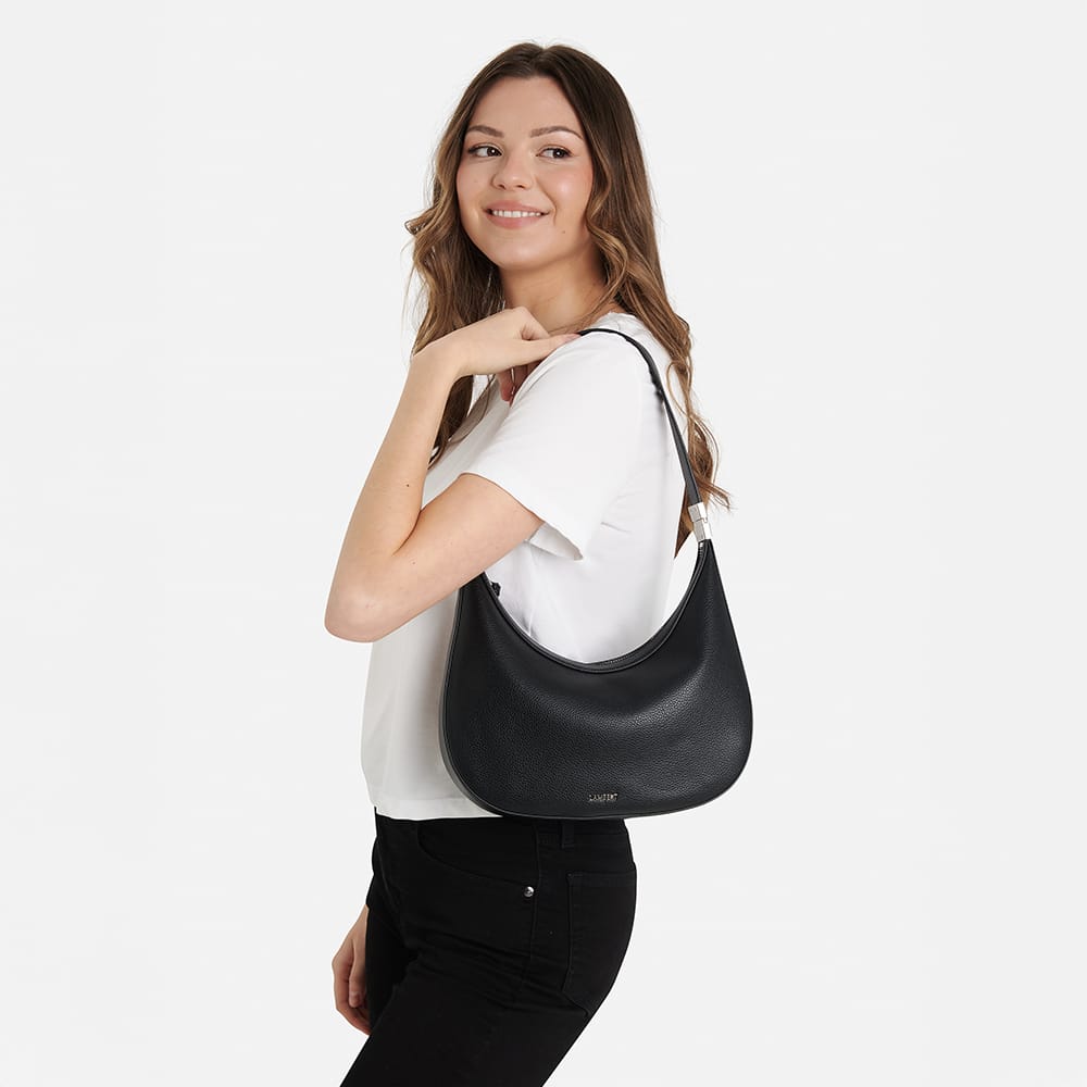 The Bailey - 3 in 1 Black Vegan Leather Handbag