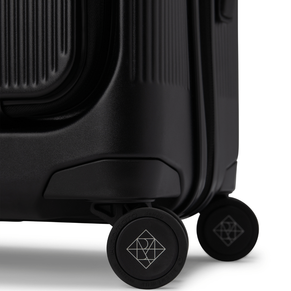 Ensemble voyage - Valise de cabine noire + Sac de voyage noir
