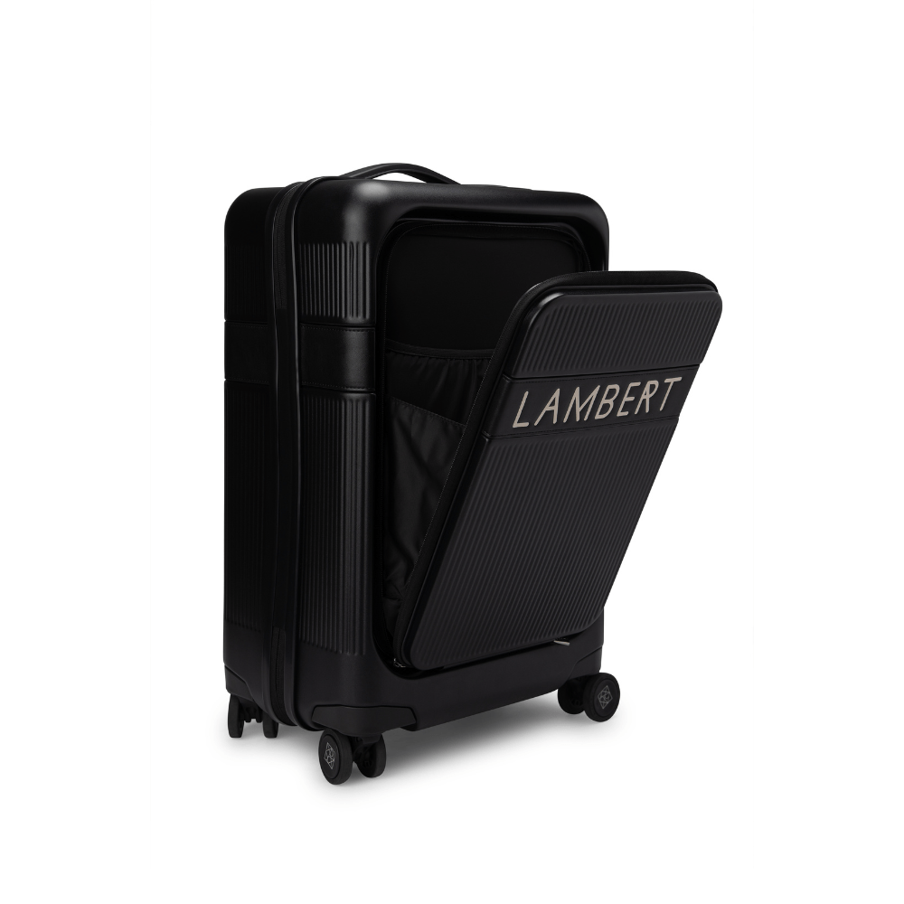Travel Set - Cabin Suitcase + Mini Travel Bag in Black