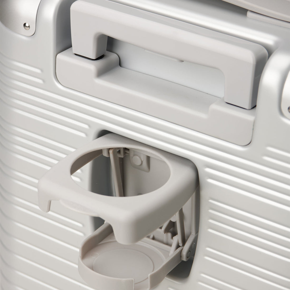 The Berlin – Silver Expandable Carry-On Suitcase