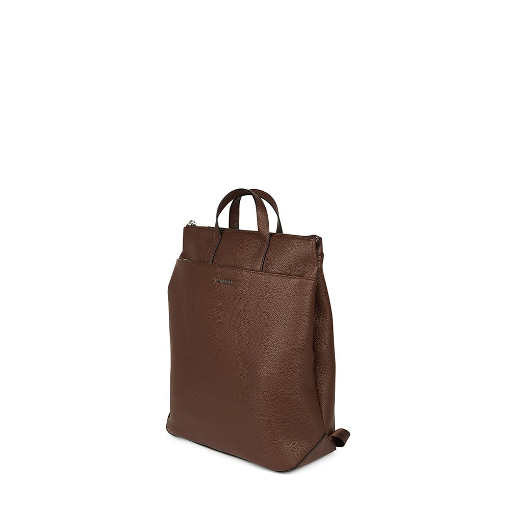 Le Billie - Sac à dos en cuir vegan chocolate