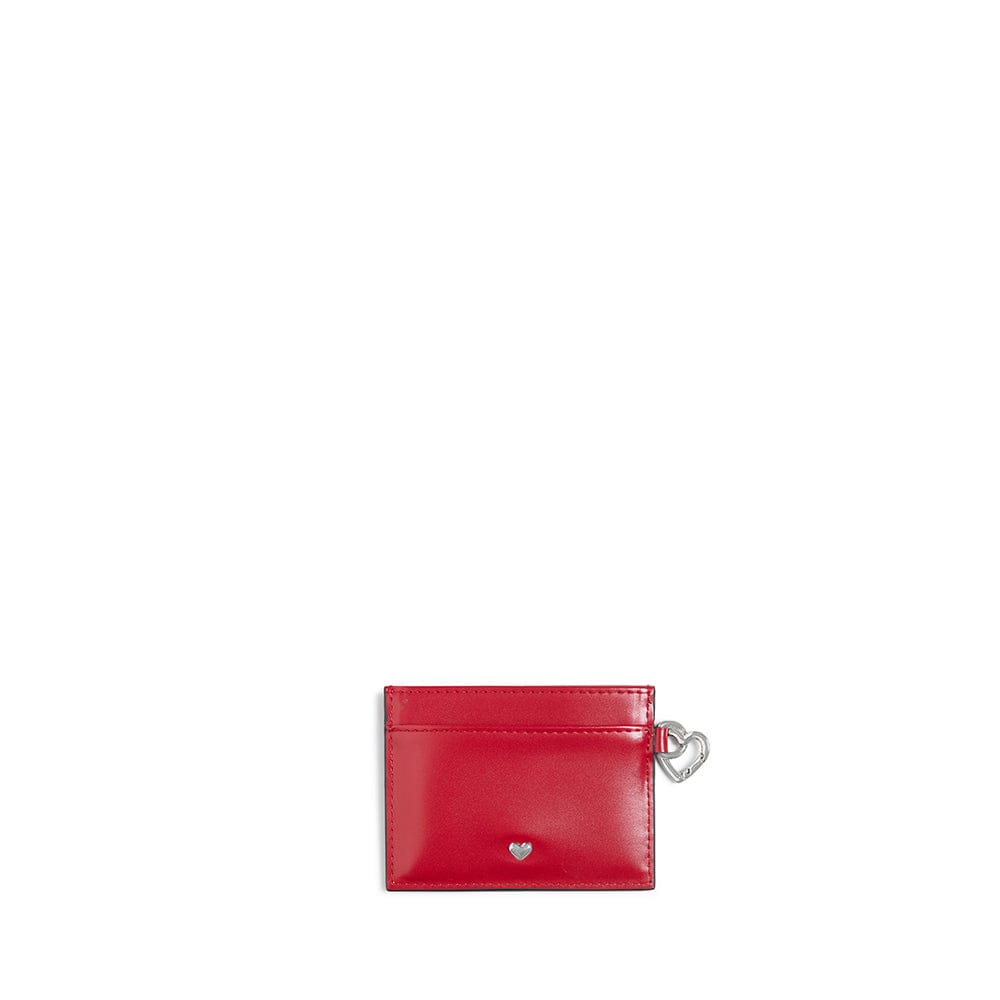 Le Bliss - Porte-cartes en cuir vegan ruby