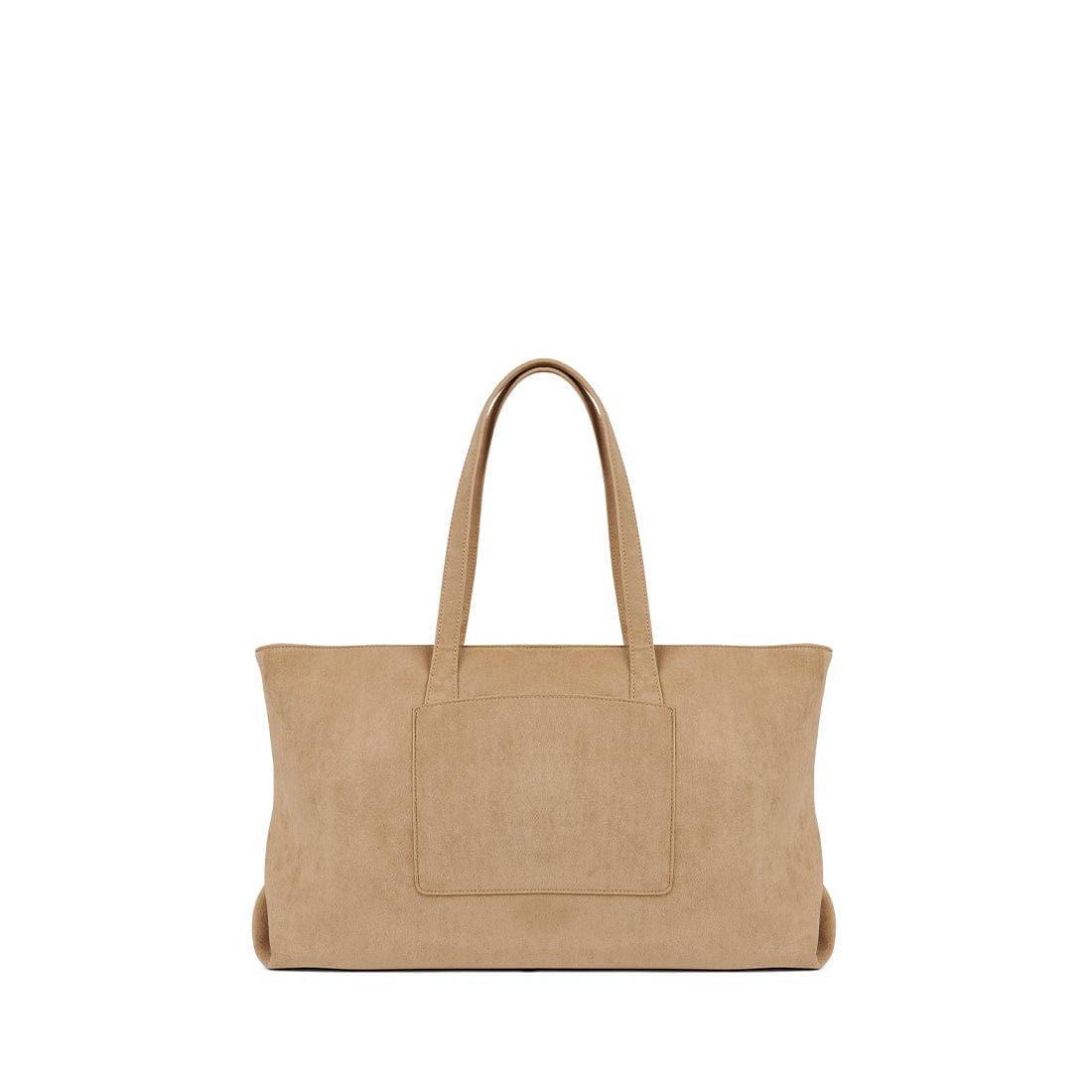 The Britney – Beige Vegan Suede Tote Bag – Lambert