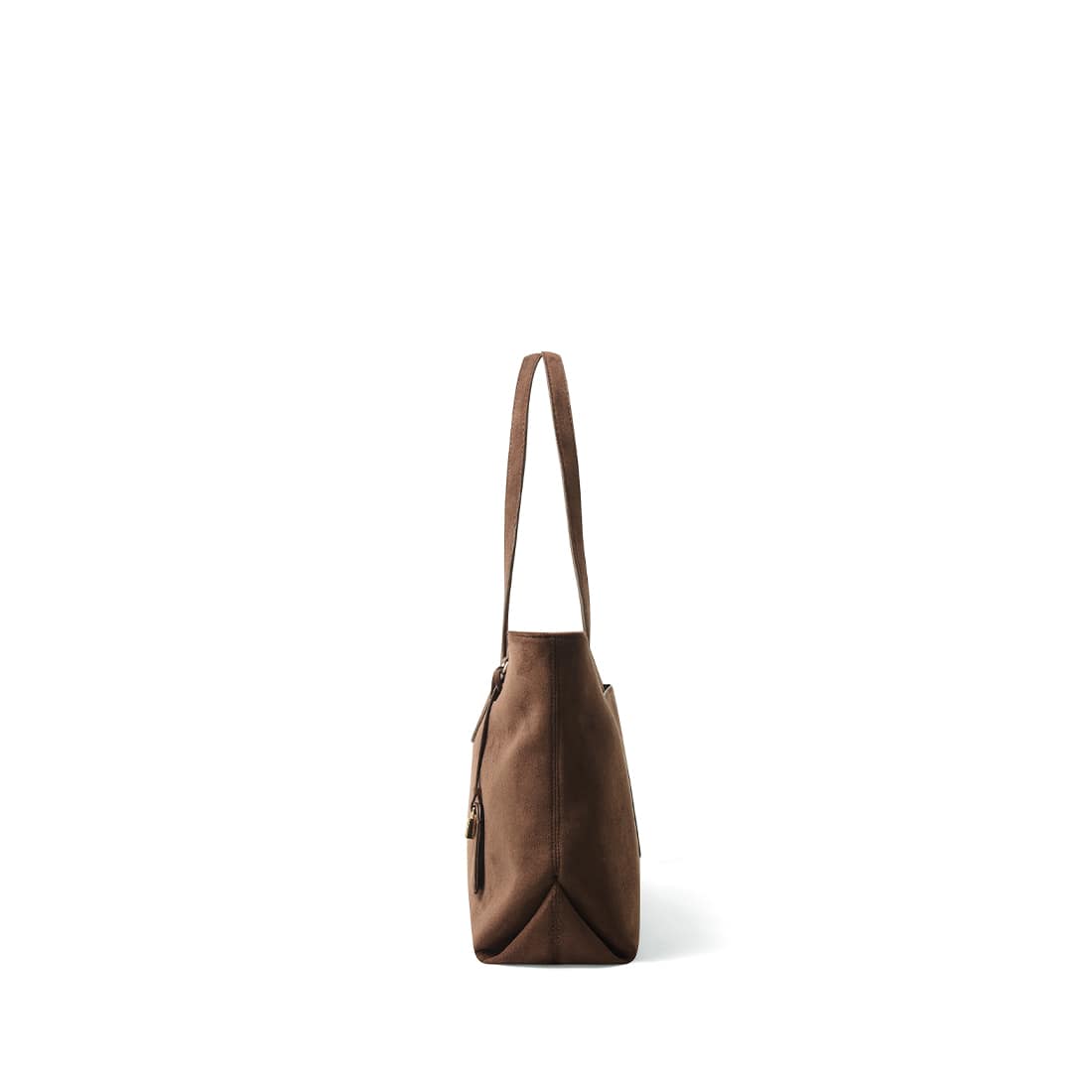 Le Britney – Sac fourre-tout en suède vegan  chocolate